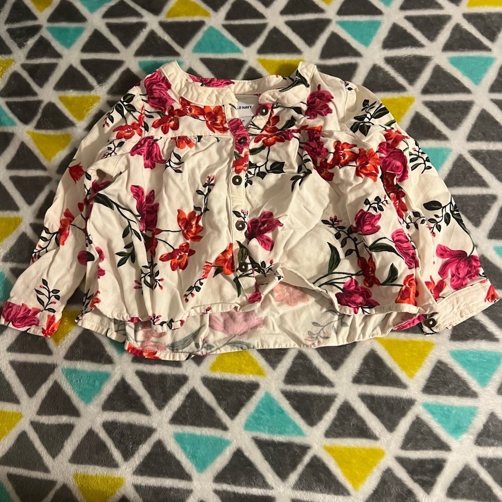 Old Navy Kids Floral Blouse